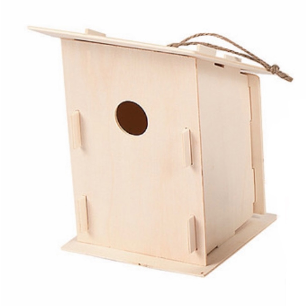 2/$30 Do It Yourself Unfinished Hanging Wooden Bird House Feeder Kit